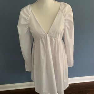 ASOS Design Puff Sleeve Mini Dress